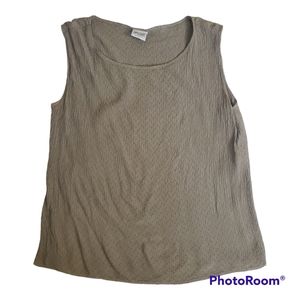 CP Shades Casual Olive Tank Top Women's Sz Small